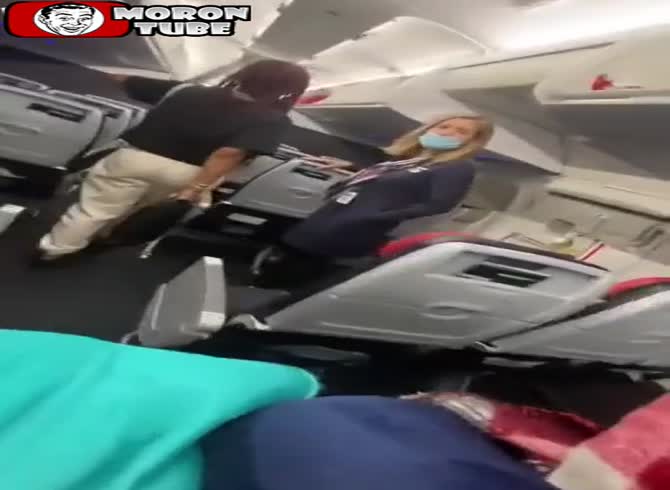 Video :Funny - Tape-tied and gagged to an airline seat!